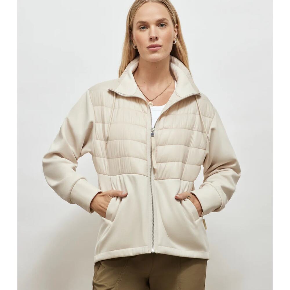 Varley Balfern Jacket in Sandshell Tan Khaki Lightweight Sold Out Size Large L